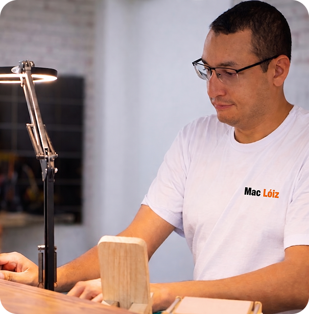Luiz Filipe Dantas Oliveira, técnico certificado Apple na Mac Lóiz
